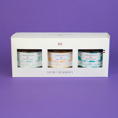 Coffret pâtes à tartiner noisette (3 x 100 g)