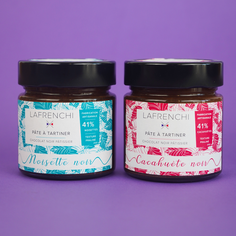 Duo de Pâtes à tartiner chocolat noir